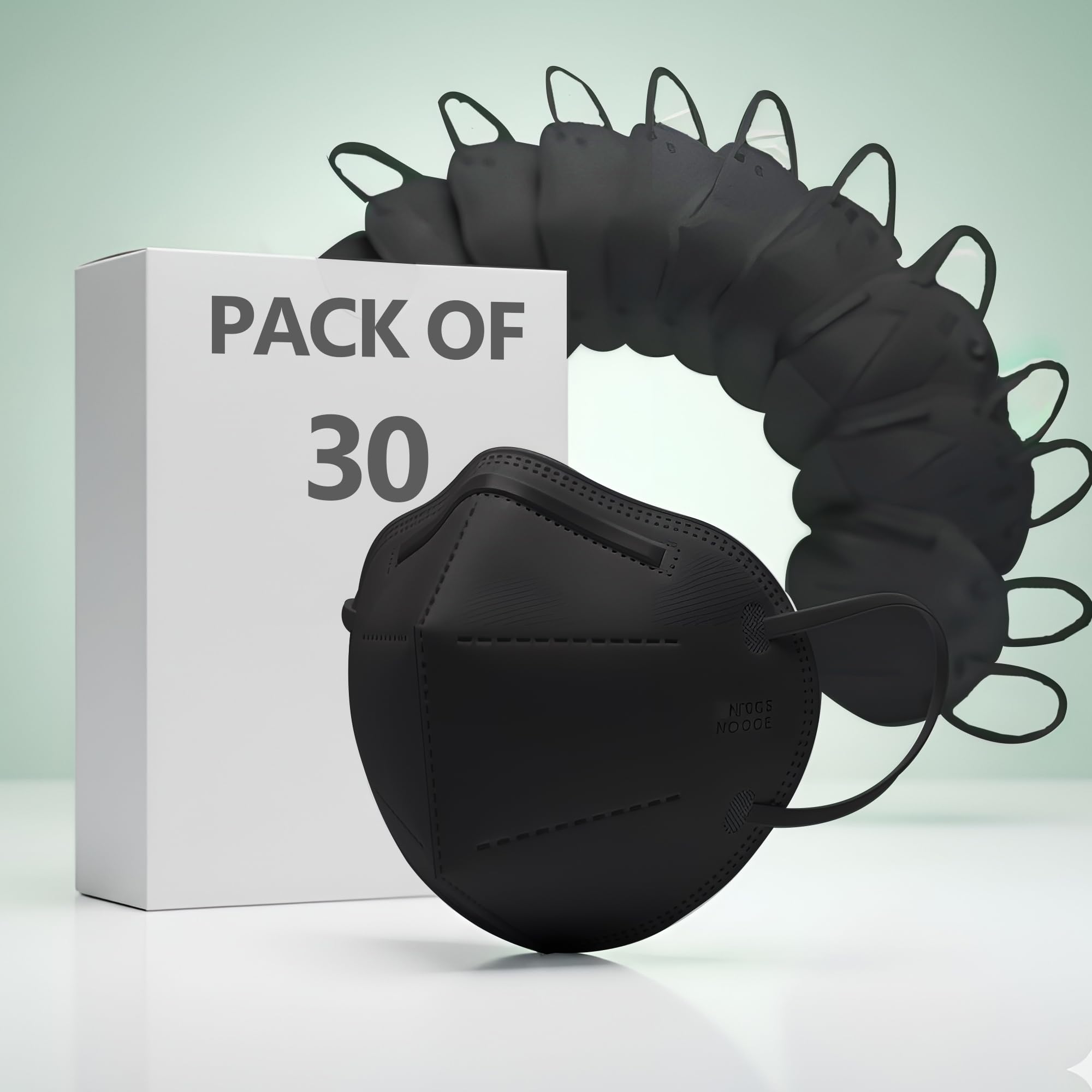 30 Pieces Reusable N95 Grade Pollution Mask | Breathable Face Mask with PM2.5 Filtration | Washable, Adjustable, Dust & Smoke Protection for Men & Women-image-26