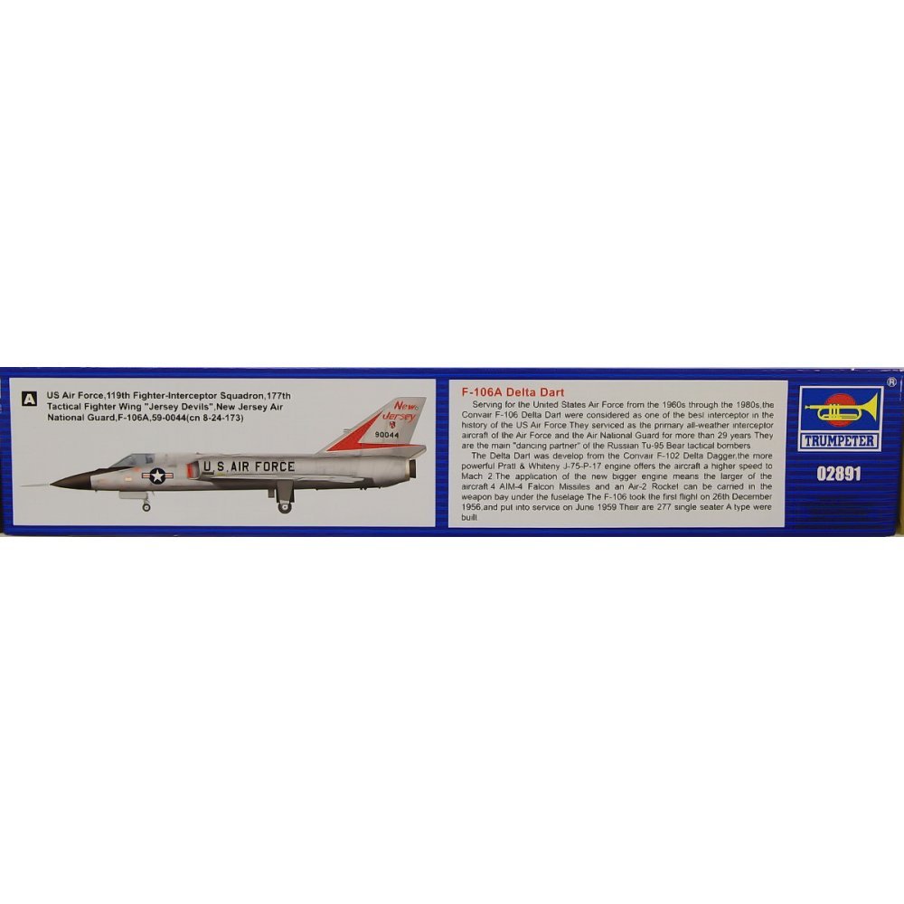 (未使用･未開封品)　トランペッター 1/48 アメリカ空軍 F-106A デルタダート プラモデル f4u0baa Amazon | トランペッター 1/48 アメリカ空軍 F-106A デルタダート