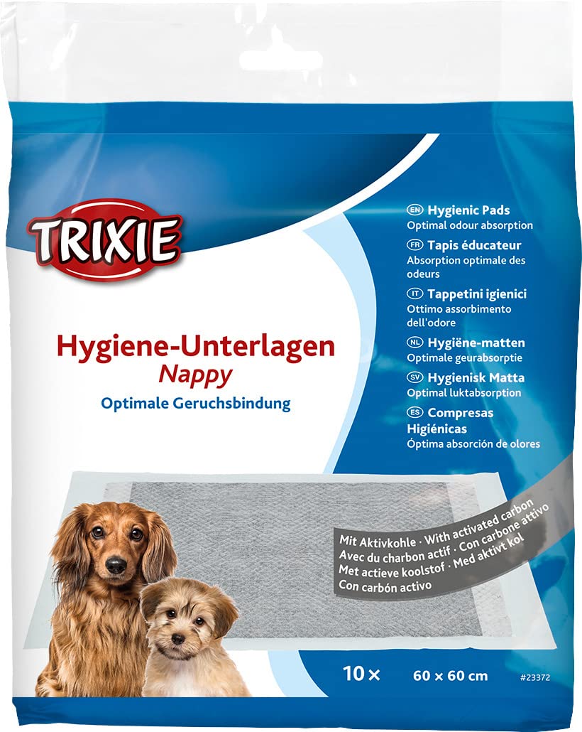 Trixie Pet Training Nappy Hygiene Pad with Activated Carbon and Anti-Odor Pet Pee Pad 10 Pcs for House-Training, 60 × 60 cm (B097ND6J5W) Amazon Price History, Amazon Price Tracker