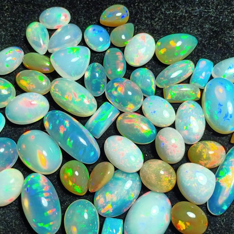 Opale éthiopienne AAA véritable de 8-10 mm pour création de joaillerie unique - 6