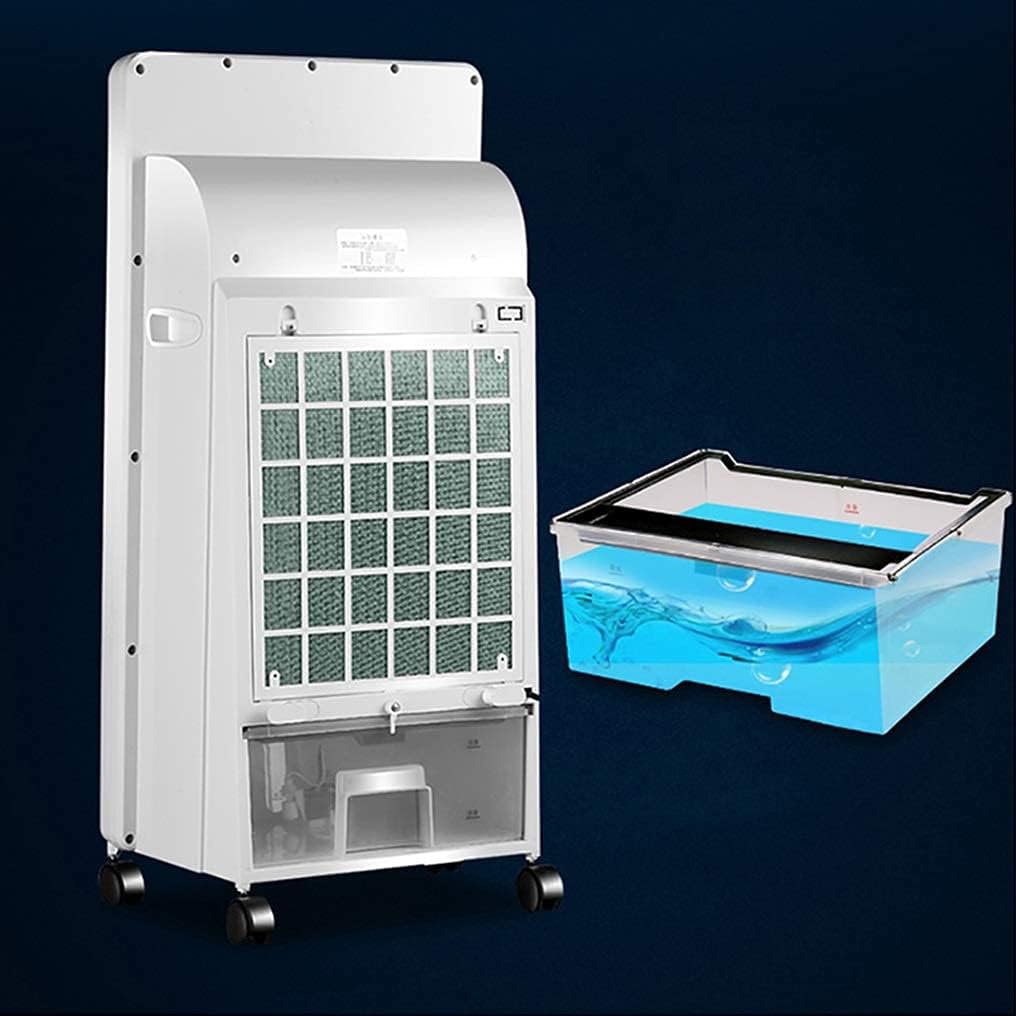 Evaporative Coolers Portable Air Conditioning Unit Cooler with Remote Control and Purifier Humidifier 3 Fan Speeds with Oscillation Function for Home Or Office Use