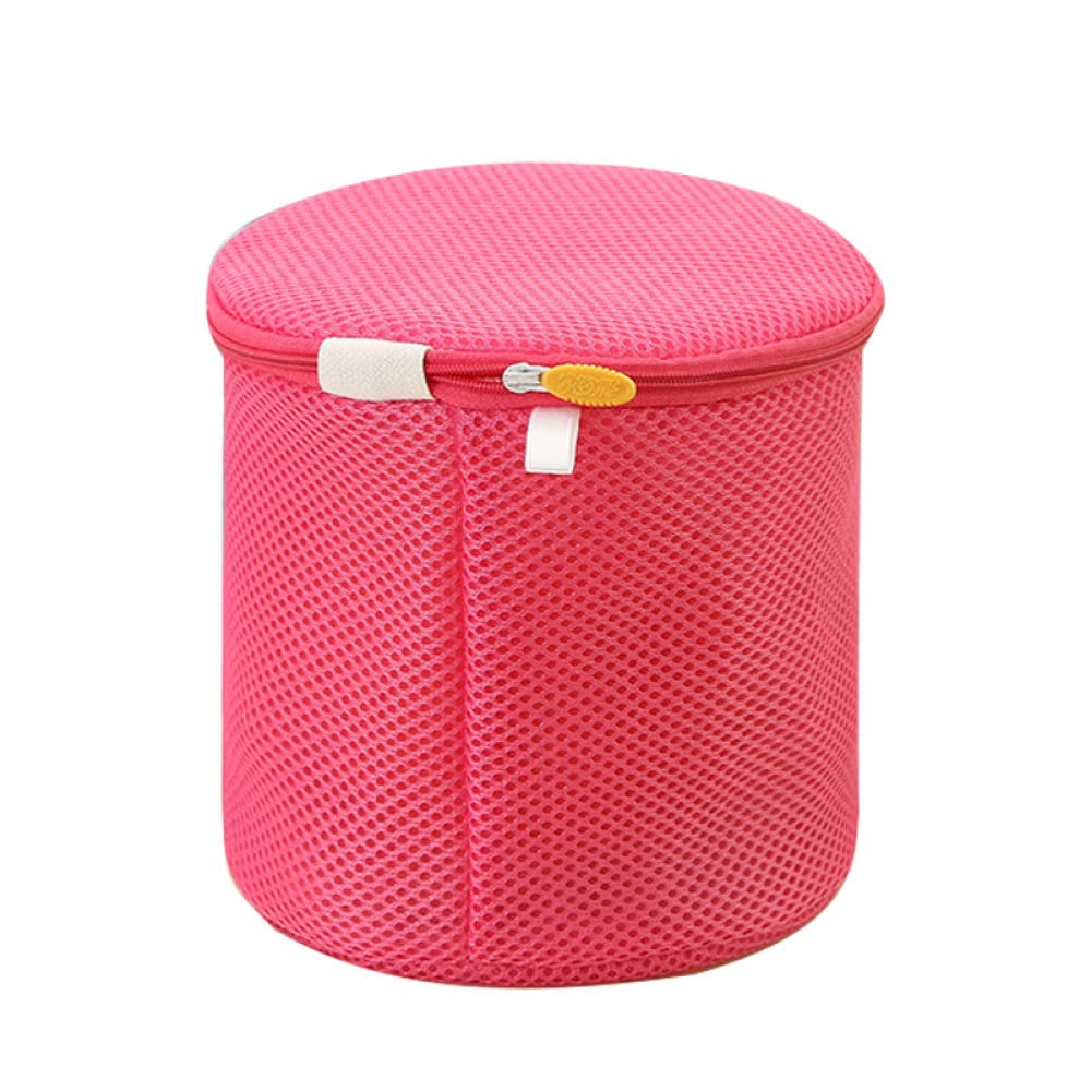 NOBRIM Set mit 4 Wäschesäcken für Feinwäsche Nützliches Mesh-Netz BH-Wäschebeutel Reißverschluss-Wäschebeutel BH-Waschmaschine Sockenbeutel Hält das Tuch in der Waschmaschine in Form 17x17cm