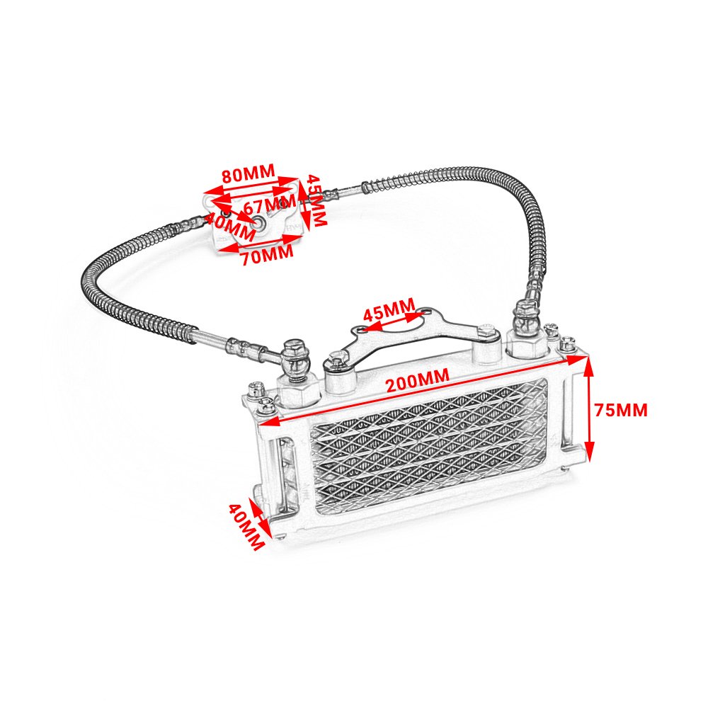 Motore a 4 tempi monocilindrico parallelo da 5,5KW per ATV, kit motore