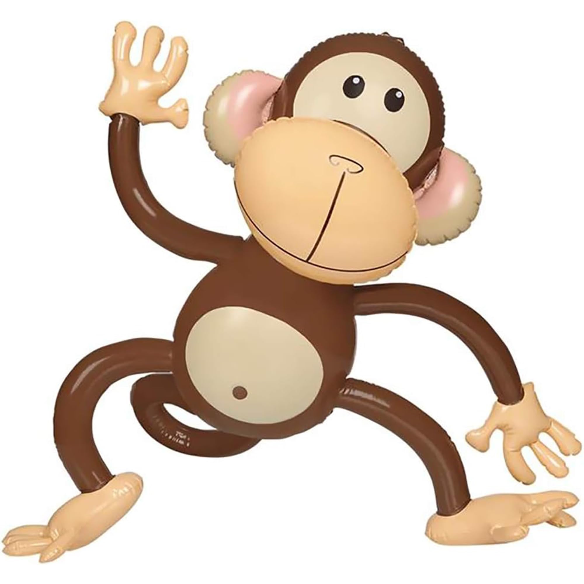 Inflatable Monkey Prop | Blow Up Monkey | Inflatable Decoration | Brown/Tan | 27 Inch