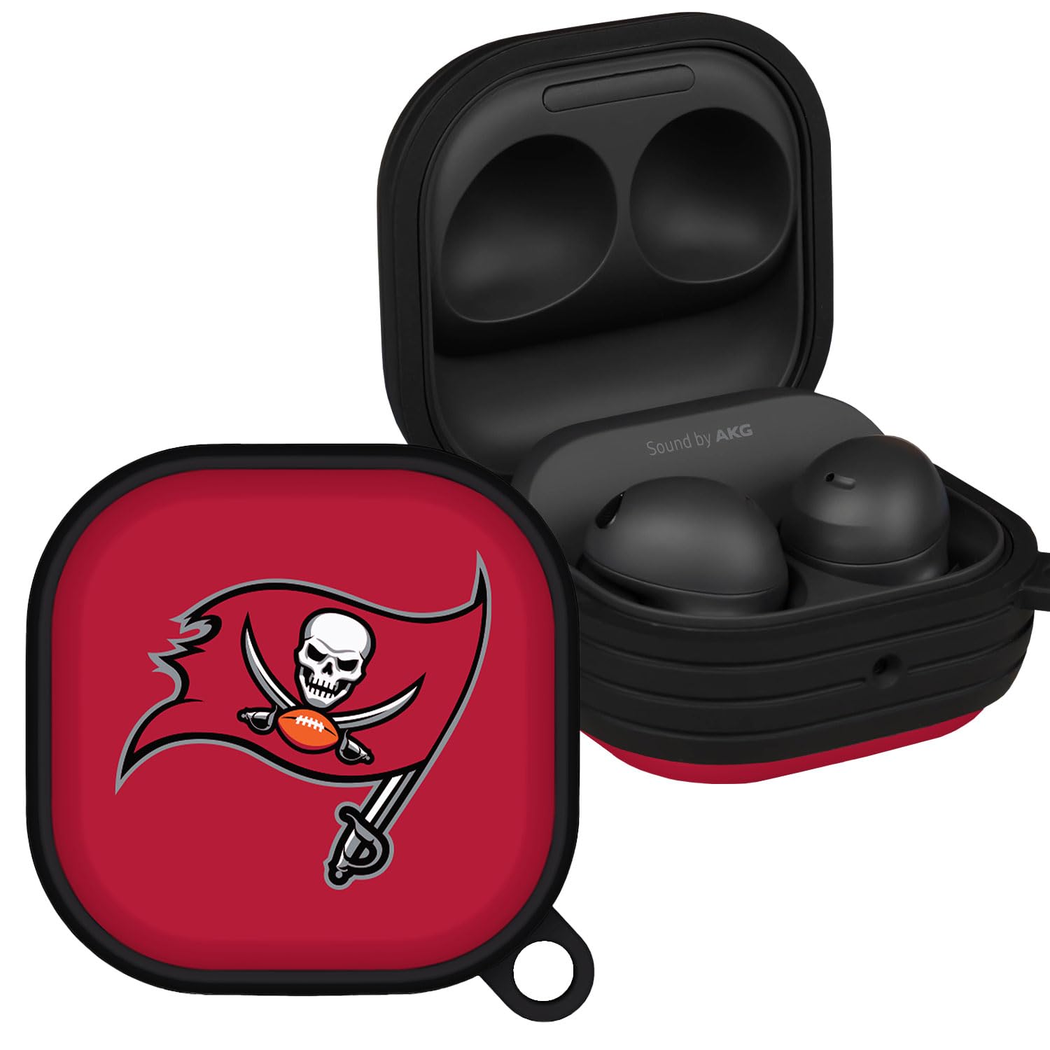 GAME TIME Tampa Bay Buccaneers HDX Case Cover Compatible with Samsung Galaxy Buds Pro (Classic)