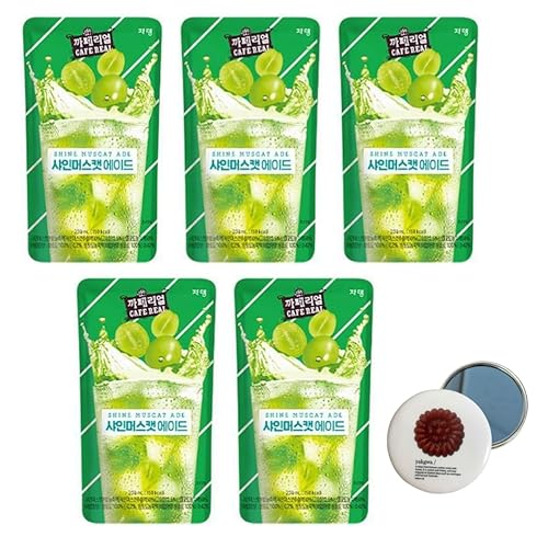 Korean Covenienve Store - Juego de muestras de bolsas de bebida – Paquete de 5 paquetes de 10 unidades (uva, fresa, limonada azul, té helado de