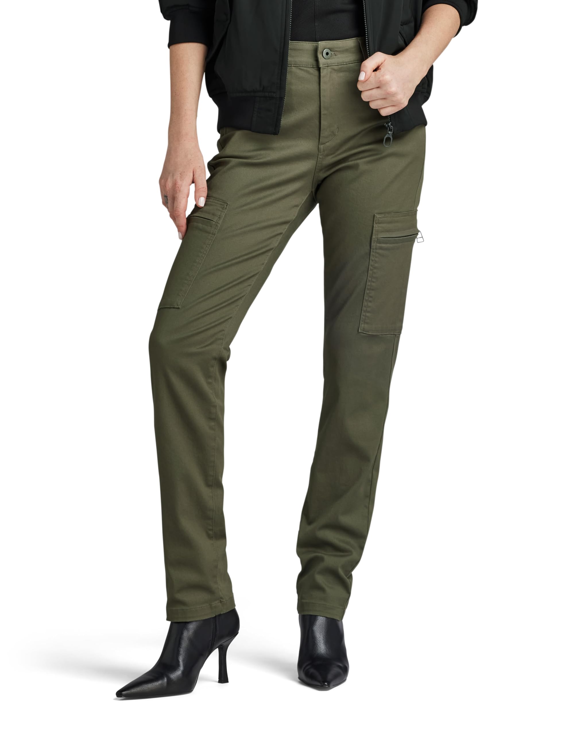 G-Star Women's Skinny Cargo Pants, Green (dk shamrock D22890-C105-7159), 31W / 30L