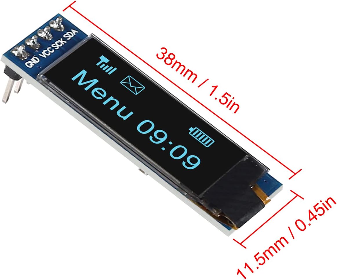 0.91 Inch Blue OLED Display Module for Arduino Raspberry Pi in Nepal at ...