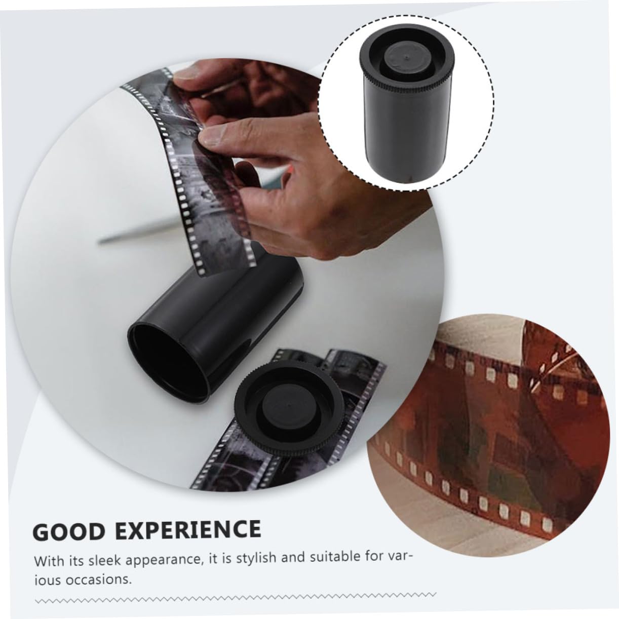 DOITOOL 50pièces Étuis De Rangement pour Pellicules Photographiques Boîtes De Rangement pour Pellicules pour Appareil Photo