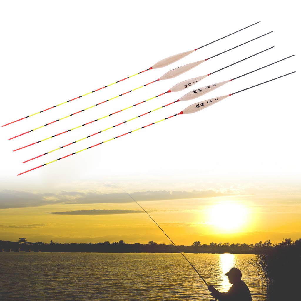 Fdit Bobbers lumineux de pêche de nuit Flotteurs de pêche Bobbers EVA
