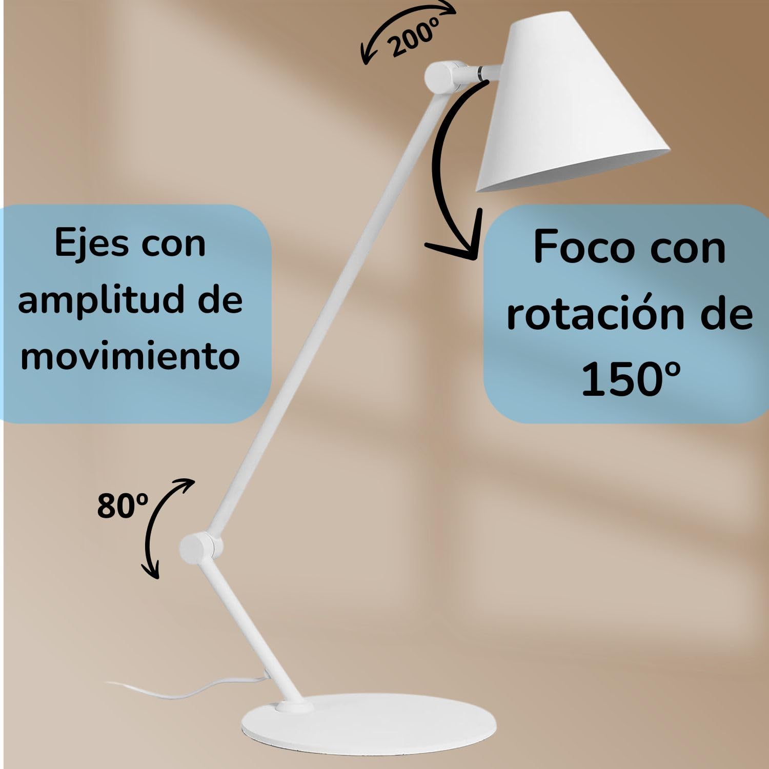 Lámpara de escritorio MANTIS - lampara arquitecto - flexo e27 - flexo led escritorio - desk lamp - flexo escritorio para estudiar - lampara escritorio - lampara estudio