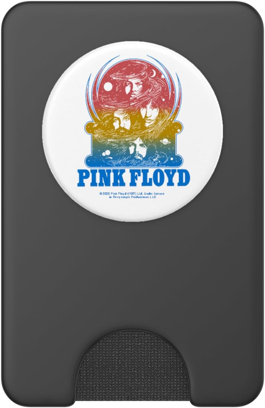 Pink Floyd Snow Globe Faces PopSockets PopWallet for MagSafe