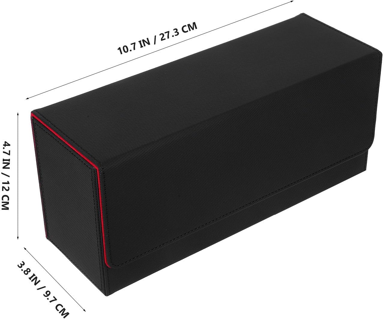 Pu Leather Magnetic Closure Card Storage Box for Collectors and Enthusiasts image 2
