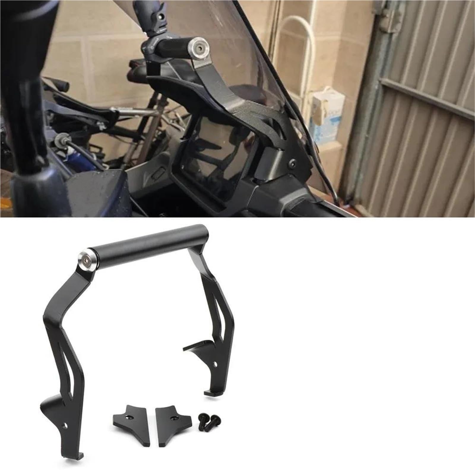 Motocicleta Soporte Navegación para NC750X para NC para 750X 2025 2026 Motocicleta 22MM Navegación Soporte Extensión GPS Accesorios(22MM)