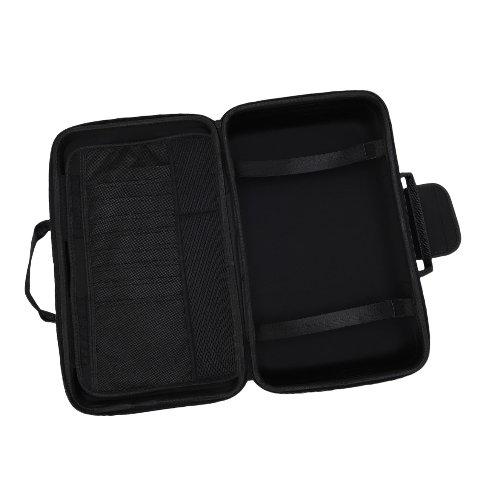 Bolsa de Accesorios para Consola de Juegos, Funda Protectora Portátil de Gran Capacidad para Viajeros, Nailon + EVA (Black)