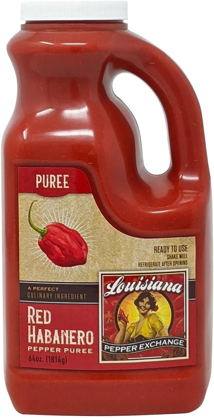 Louisiana Pepper ExchangeRed Habanero Puree, 64oz