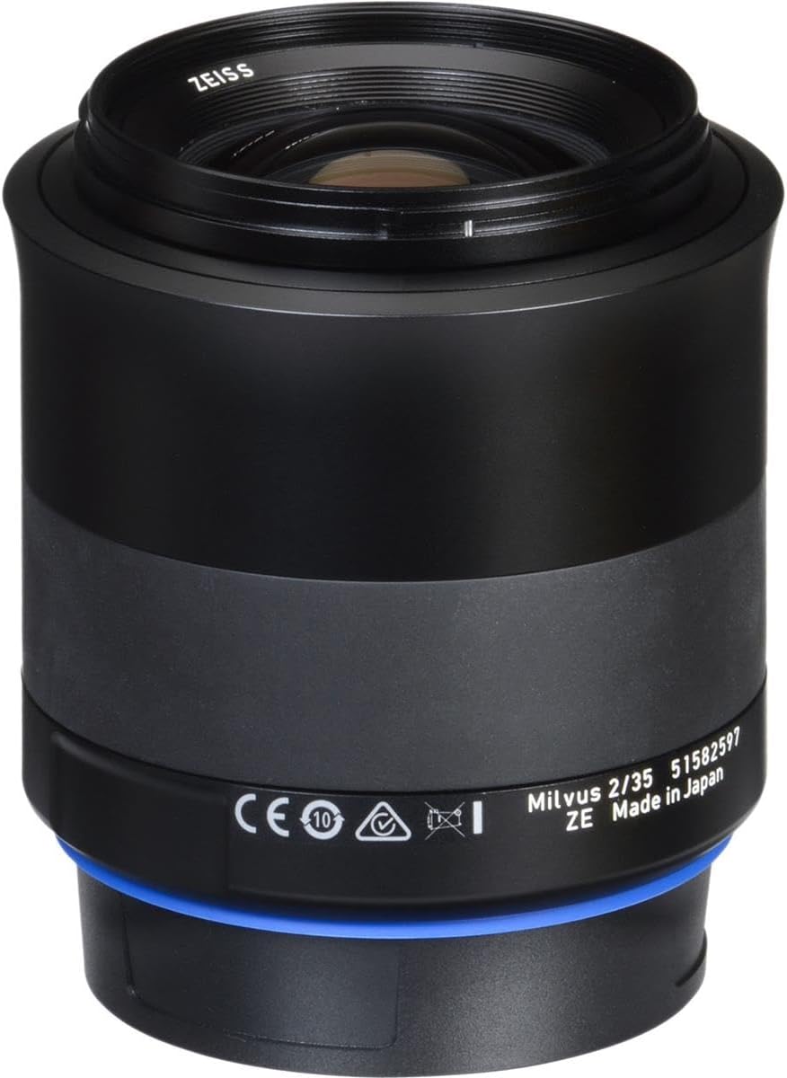 ZEISS Milvus 35mm f/2 Full Frame Camera Lens for Canon EF-Mount ZE, Black