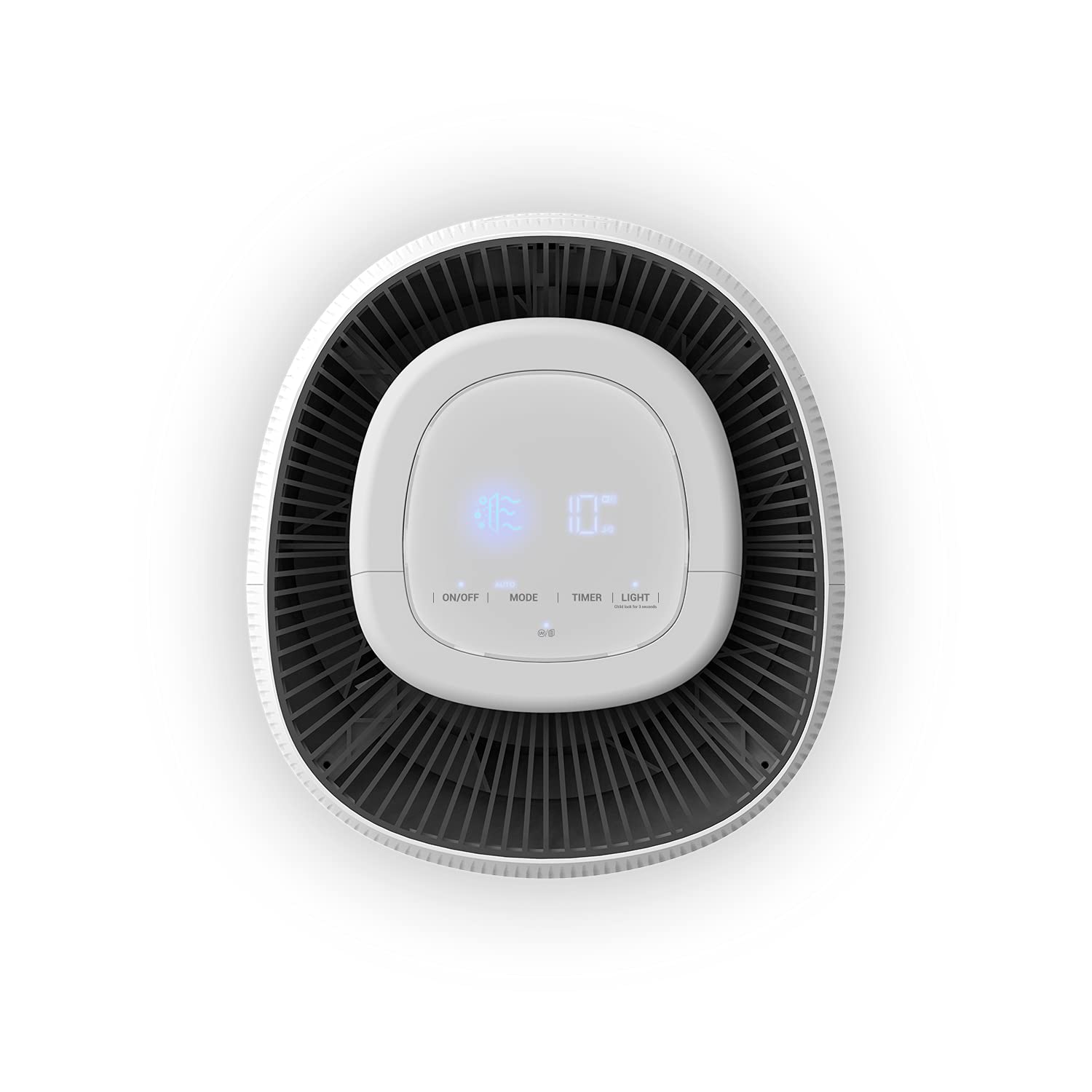 SPC ESPIRARE MAX - Purificatore d'aria intelligente Wi-Fi per ambienti grandi, 4 fasi di filtraggio, filtro True HEPA 13, luce ultravioletta, supersilenziosa, compatibile con assistenti vocali