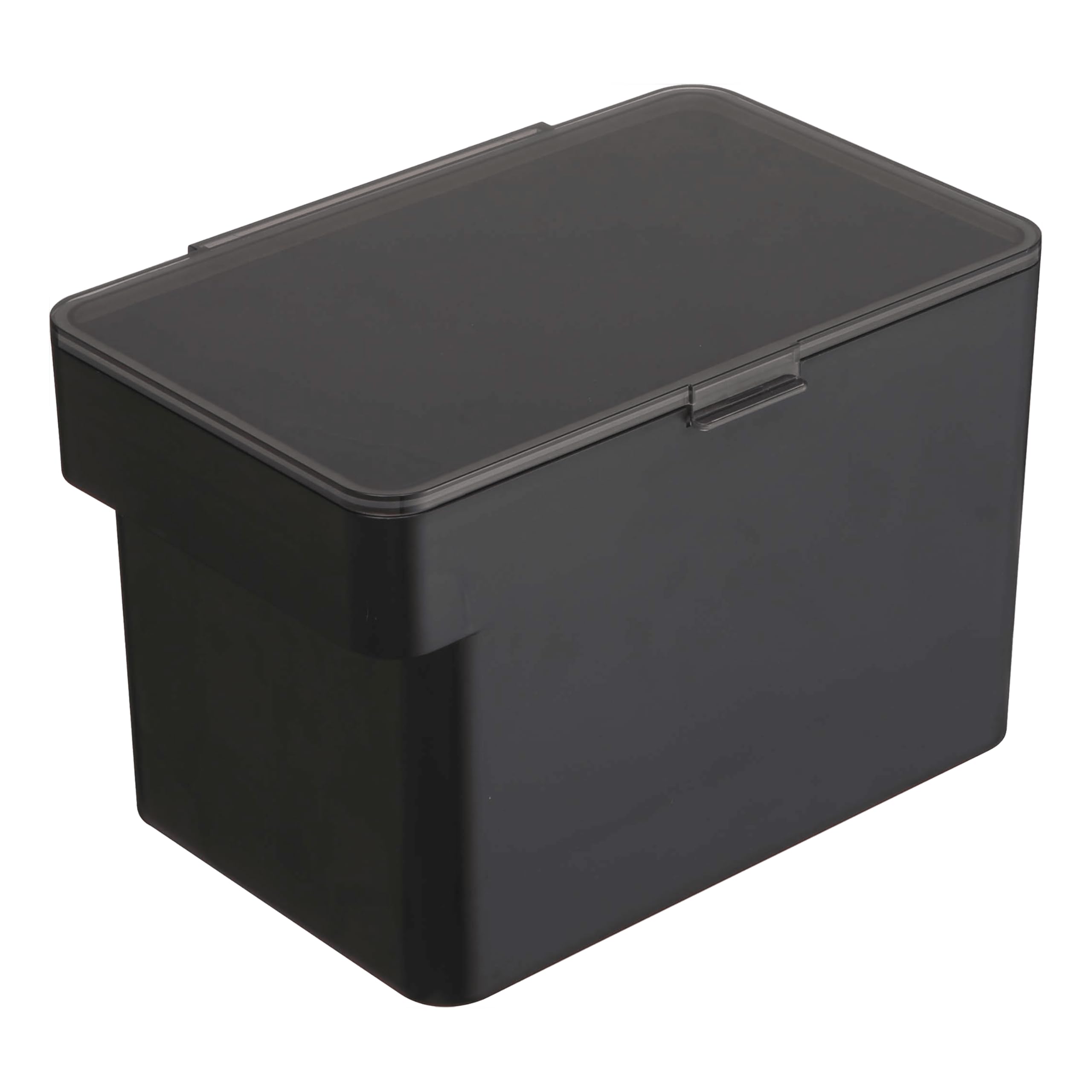 YAMAZAKI 5612 TOWER Pet Food Container (3,5 kg), black, ABS Resin/Silicone, 30 x 19.7 x 19.2 cm