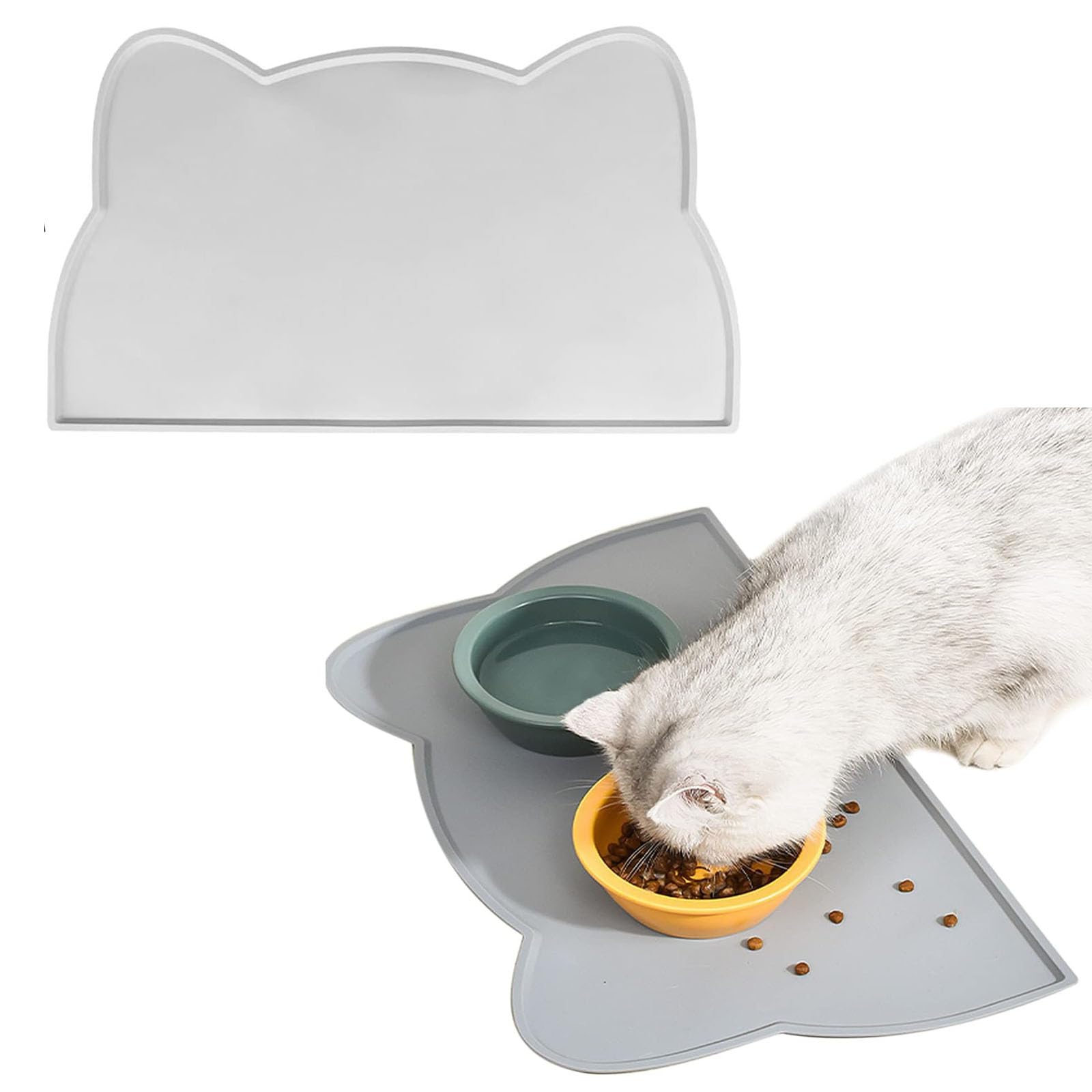 LMOGWL Silikon Futtermatte Für Haustiere - 44x24cm, Rutschfest & Wasserdicht