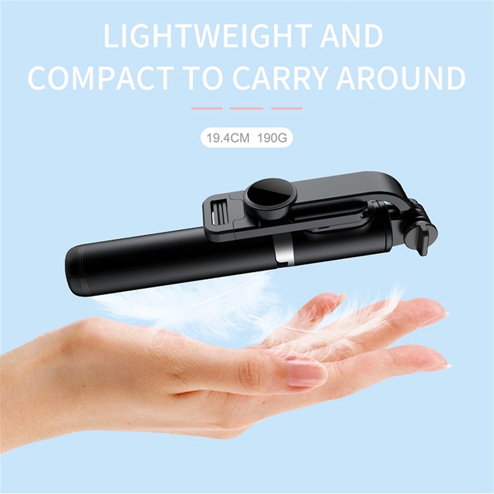 SCRUBY Statyw Bluetooth Selfie Remote Stick do smartfona