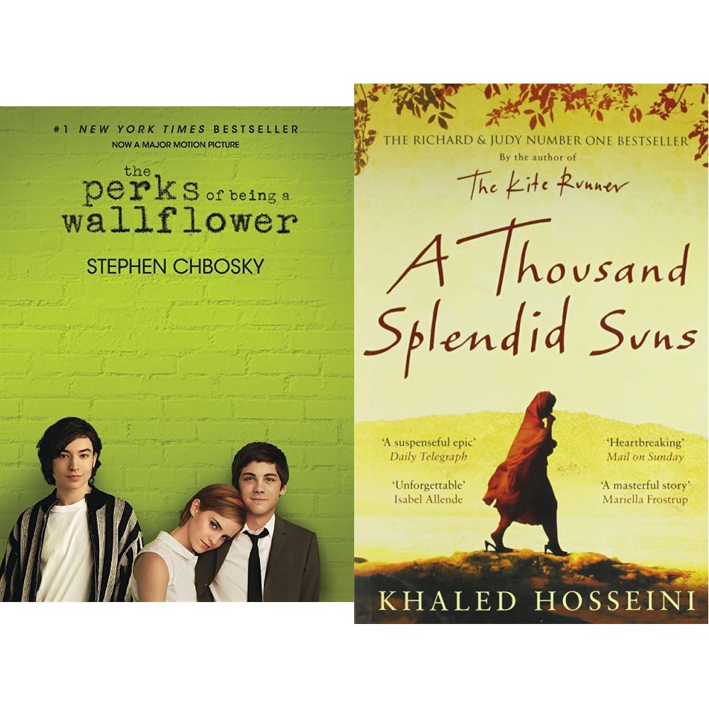 The Perks of Being a Wallflower+A Thousand Splendid Suns(Set of 2 books)