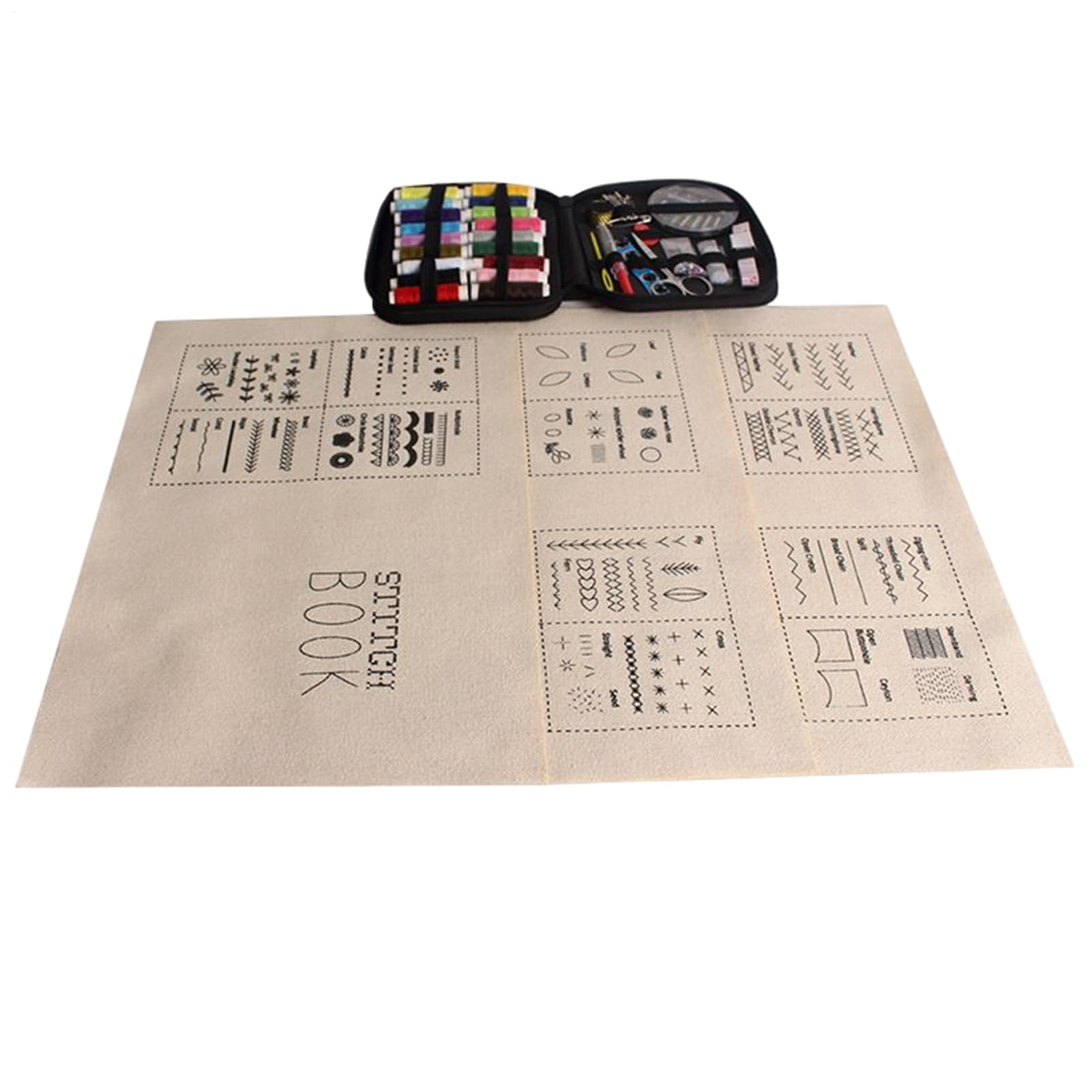Ricamo – Manuale Principiante – – Modelli pratici, punti manuali | Tecniche di ricamo illustrate passo dopo passo per la riparazione di vestiti, decorazioni per la casa, hobby creativi