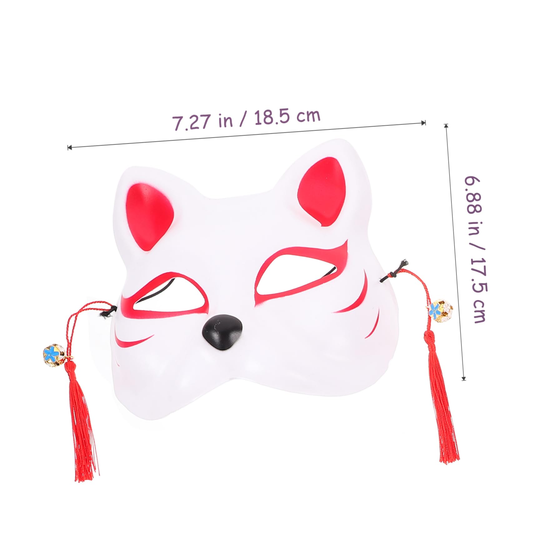 Yardenfun Cat Mask Half Face Masquerade for Cosplay Mysterious Party Accessory Random Style