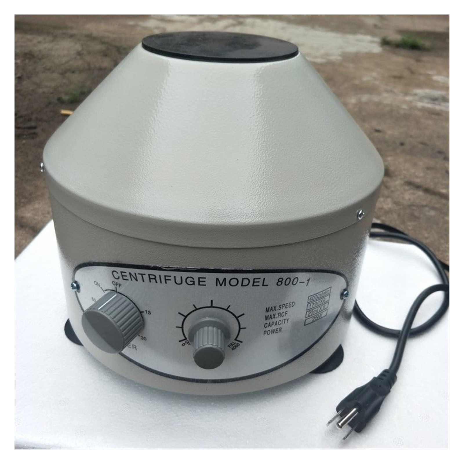 Máquina centrífuga de mesa de laboratorio Centrifugadora Pequeño 800D Equipo de separación de laboratorio de escritorio Centrífuga de laboratorio eléctrico Con diseño ergonómico