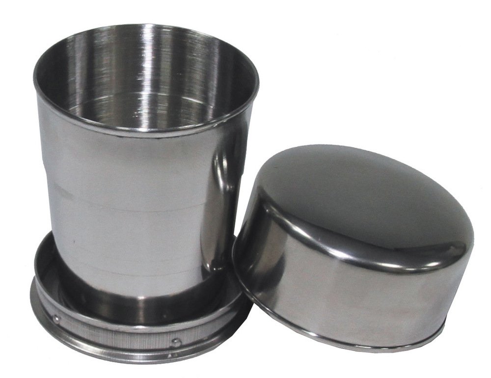 MFH Stainless Steel Telescopic Drinking Cup 150ML