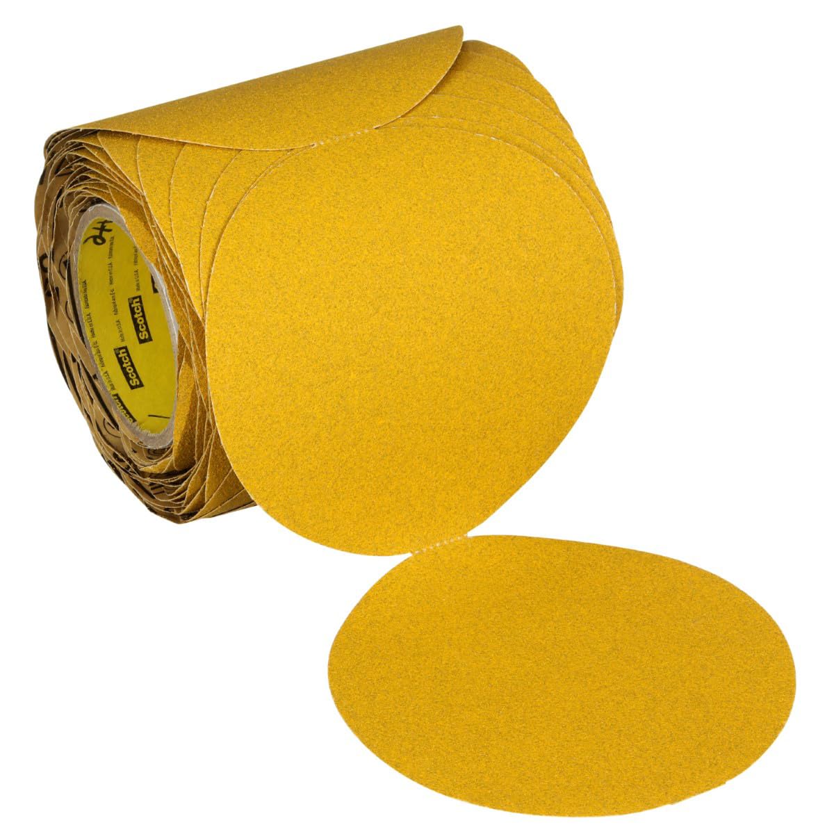3M Stikit Gold Abrasive Disc Roll 09311, 80D, 6-inch (150mm), No