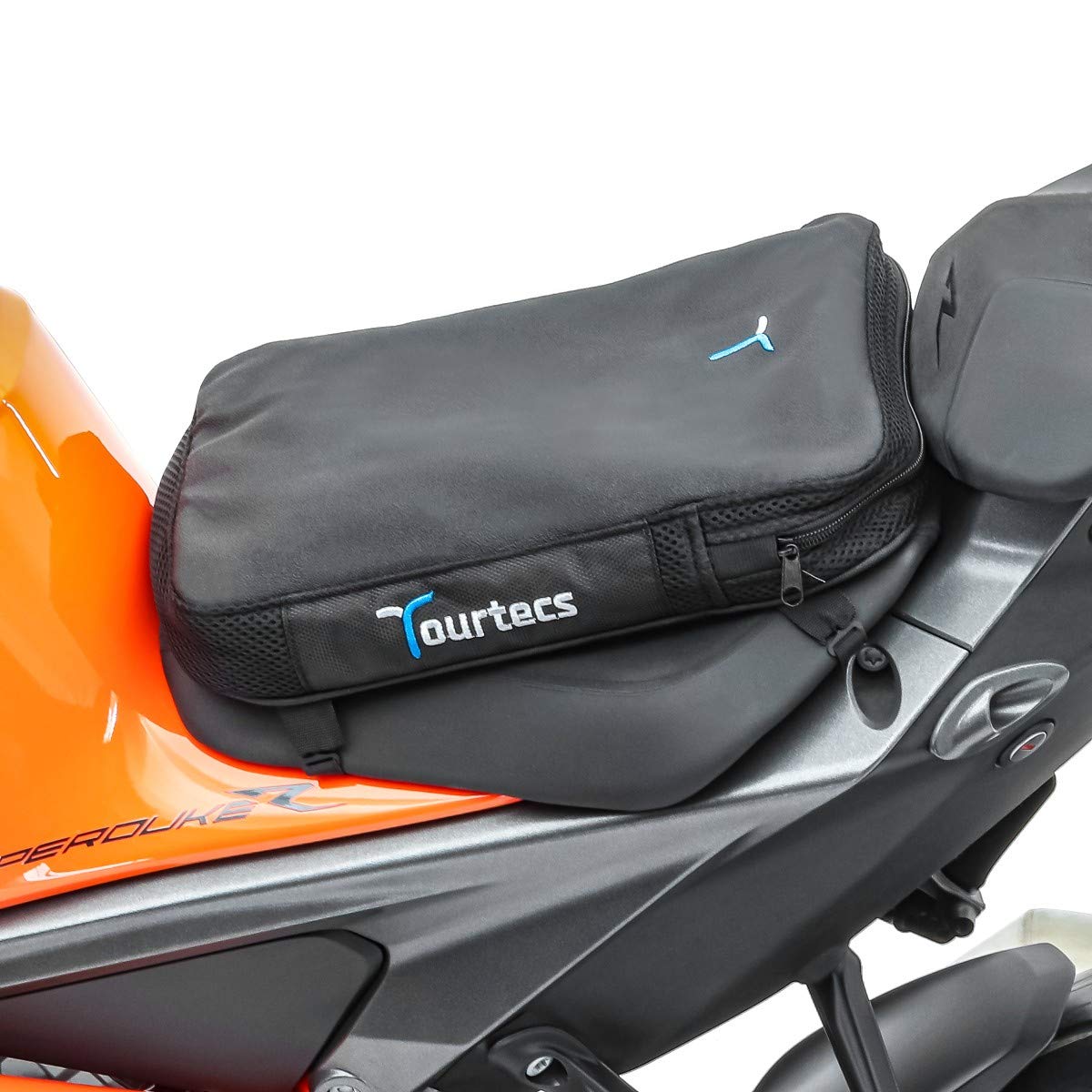 Sitzbank Kissen TPE Gel S kompatibel mit Kawasaki Versys 1000/650 schwarz