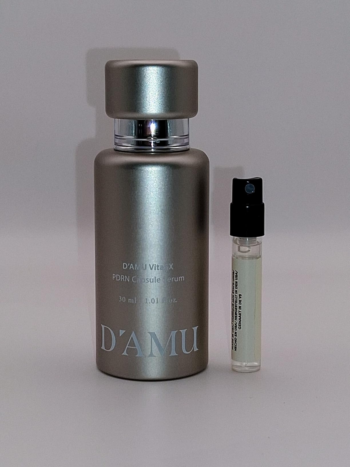 D'AMU Pore Refining Face Serum – Hydrating & Radiance-Boosting Facial Serum with Vita 5X Multi-Vitamin Complex Encapsulated DNA from Centella for Elasticity Korean Skincare –1.01 fl.oz