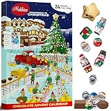 Madelaine Chocolates Santa's Workshop Christmas Countdown Advent Calendar, Filled With (6 oz - 170 g) Solid Premium Milk Chocolate (1 Pack)