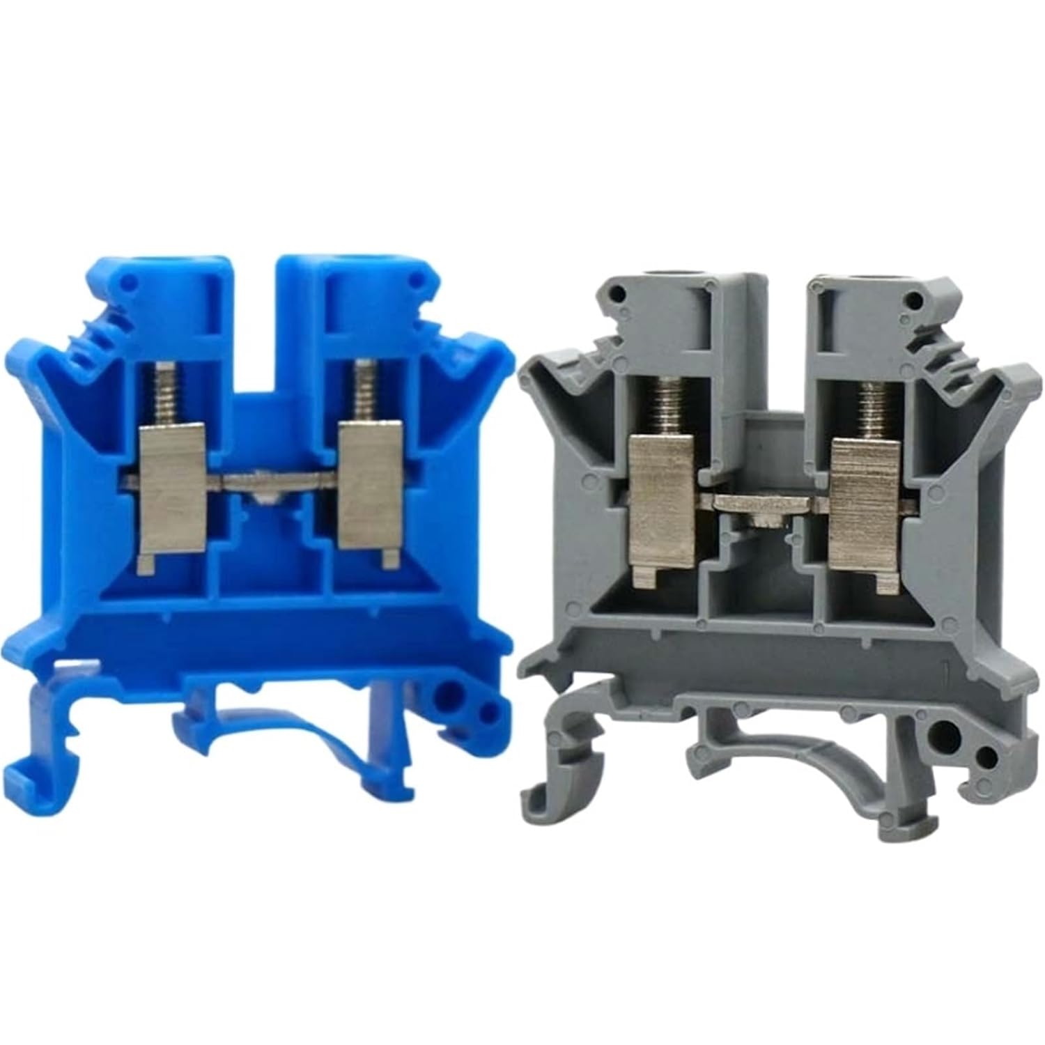 1pcs Type Din Rail Universal Wire Connector Screw Type 6mm2 Cable Terminal Block UK-6N