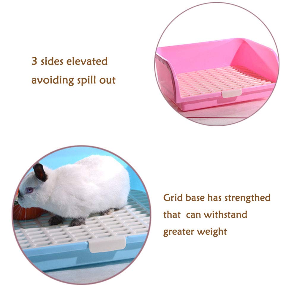 Buy Oncpcare Super Large Rabbit Litter Box, Small Animal Restroom Square Rabbit Litter Toilet
