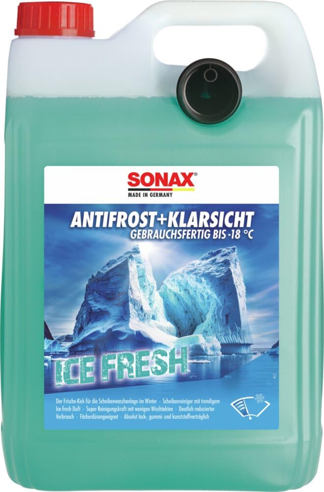 SONAX AntiFrost+KlarSicht IceFresh Gebrauchsfertig bis -18 °C (5 Liter)