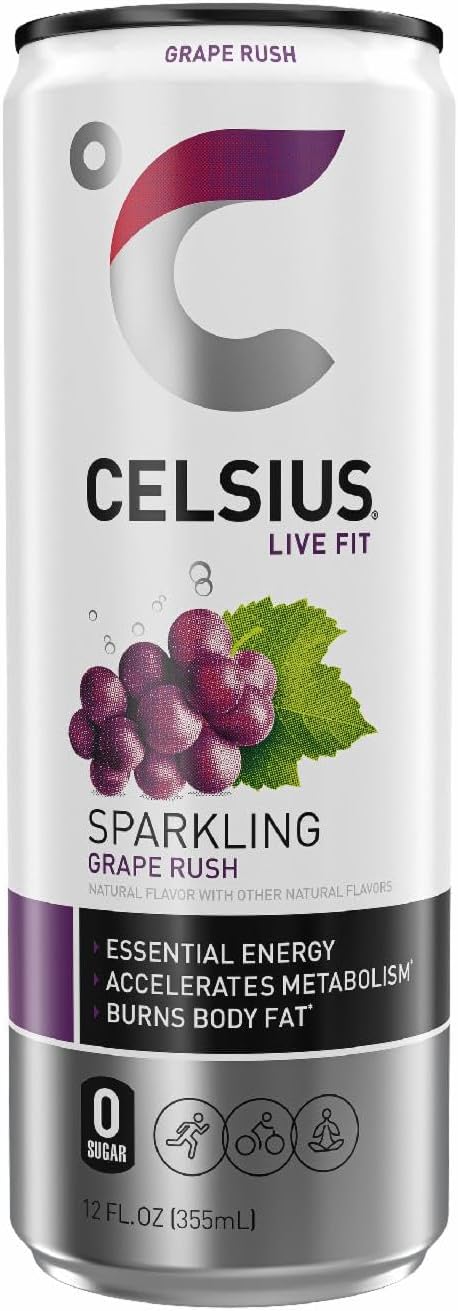 RTD Sparkling Grape Rush, 12 Ounce