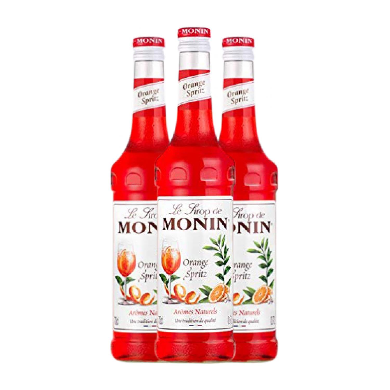 Schnapp MoninCocktail Sirope Spritz de Naranja Orange Spritz sin alcohol 70 cl (Caja de 3 Botellas de 70 cl)
