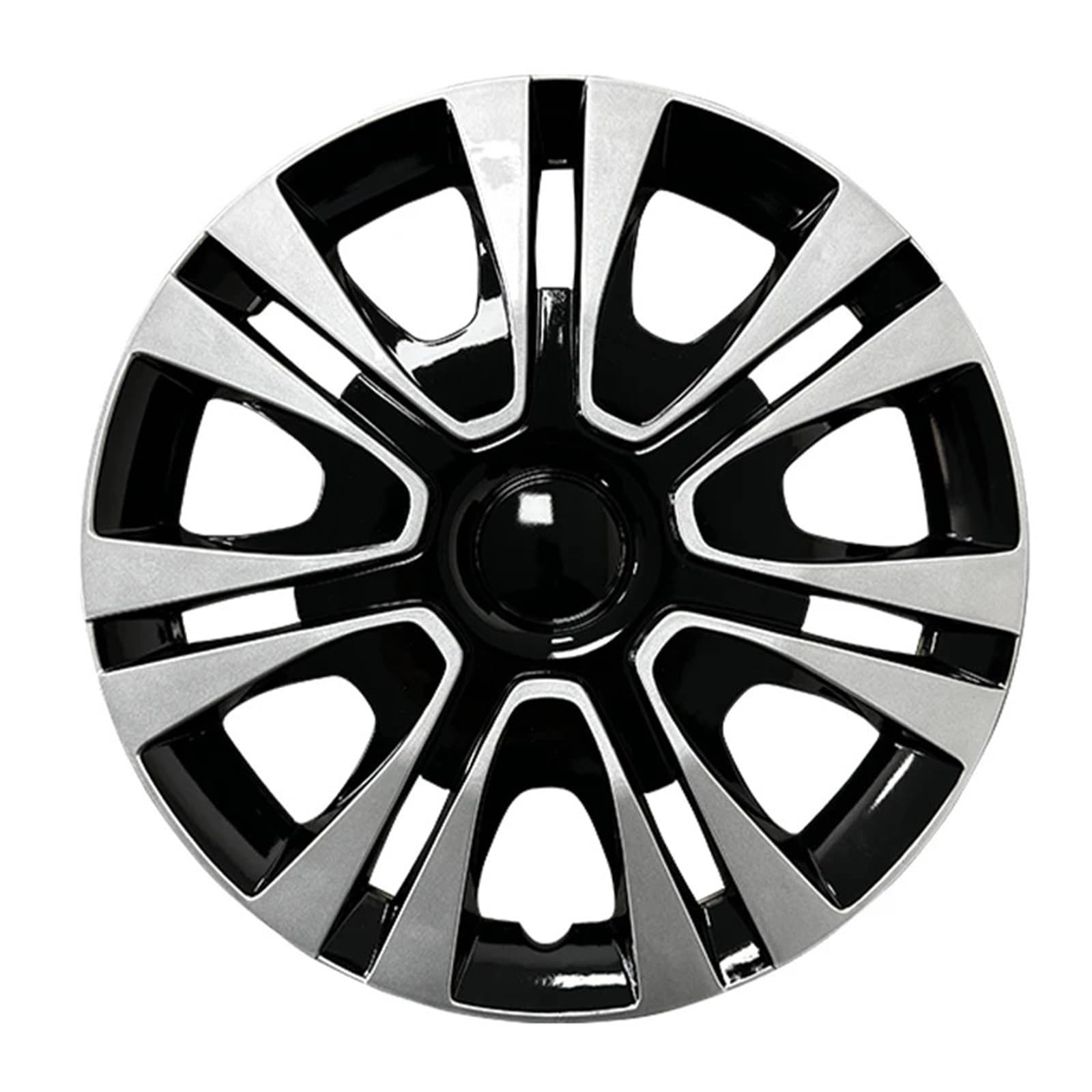 Pokrowce na koła, 15-calowa osłona piasty w stylu płatków kompatybilna z zestawem 4 osłon kół ze stalowymi obręczami