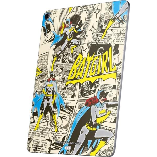 Skinit Decal Tablet Skin Compatible with iPad Air 11in (2024-2025) - Officially Licensed DC Comics Batman Batgirl Vintage Action Pose Pattern Design