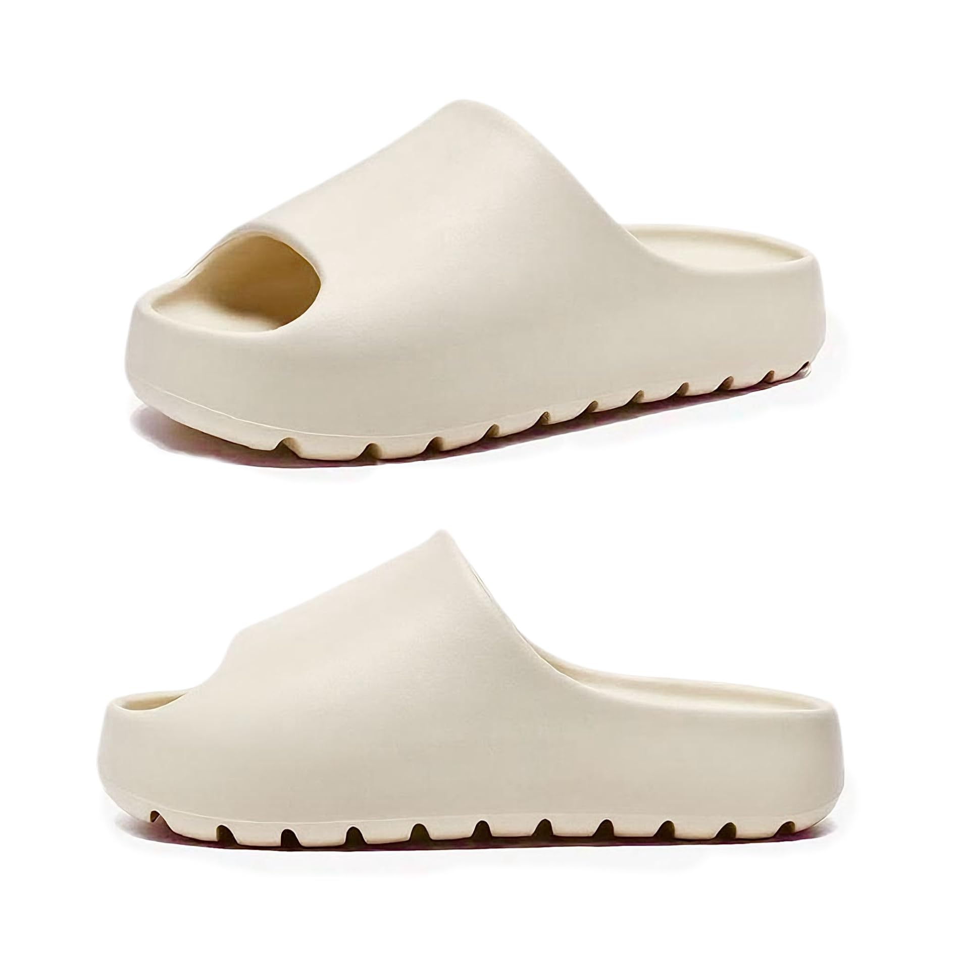 Wakbiolo Cloud Slides for Women,EVA Soft House Slippers Unisex,Open Toe Thick Sole Shower Shoes,Mens Slides Indoor & Outdoor