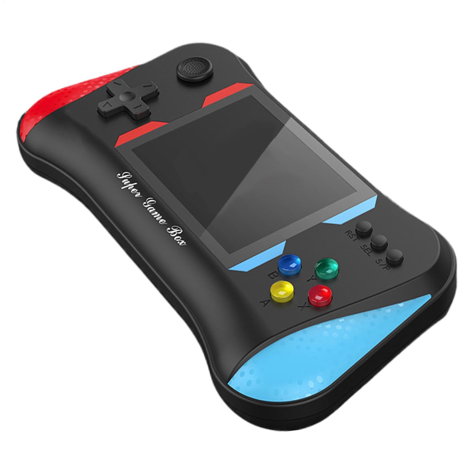 シュミ　　レトロ携帯ゲーム機　内蔵3000種ゲーム　コントローラー付き (紅 Amazon | ポータブルゲーム機、携帯ゲーム機 | レトロ携帯ゲーム