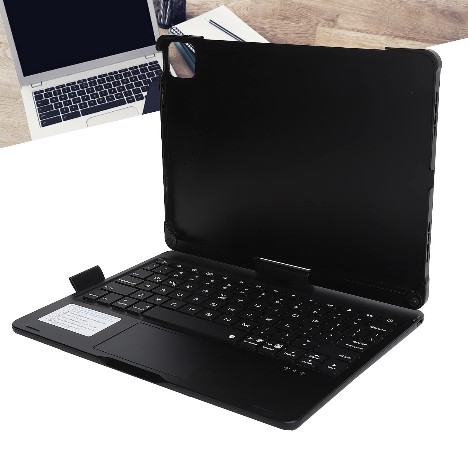 Cocoarm Teclado Bluetooth Plegable, Retroiluminación de 7 Colores con