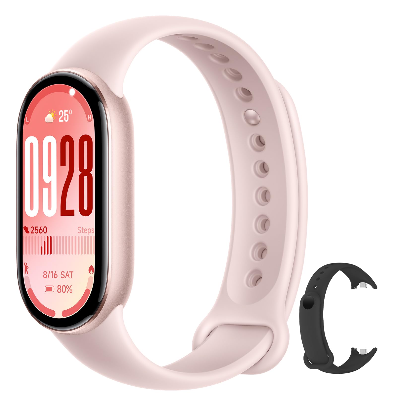 Xiaomi Smart Band 10 (2025)- Mi Smartwatch, Schermo AMOLED 1,72", Autonomia 21 giorni, Monitoraggio Della Frequenza Cardiaca, Analisi del Sonno, HyperOS 2, 5ATM, Cinturino in omaggio