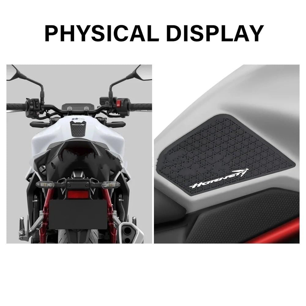 Paraserbatoio per Moto per CB750 Hornet 2023- CB 750 Moto Lato Rilievi Serbatoio Carburante Protezione degli Autoadesivi della Decalcomania(Left And Right)
