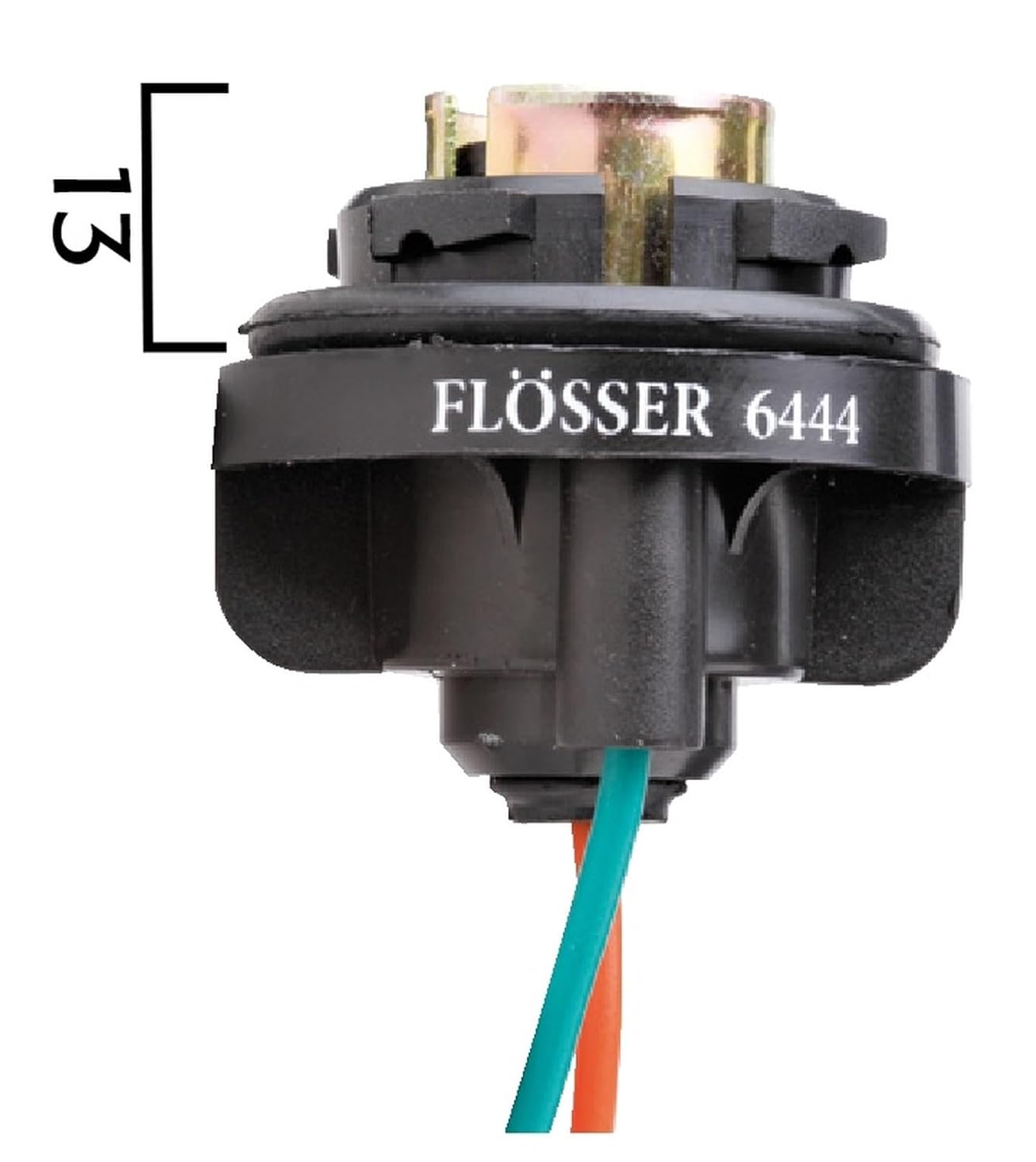 Flosser Wire Harness 1156 7506 P21W BA15s Female Pigtail Socket 6444 Miniature Light Bulb Lamp Connector Replacement (Pack of 1) Made in Germany