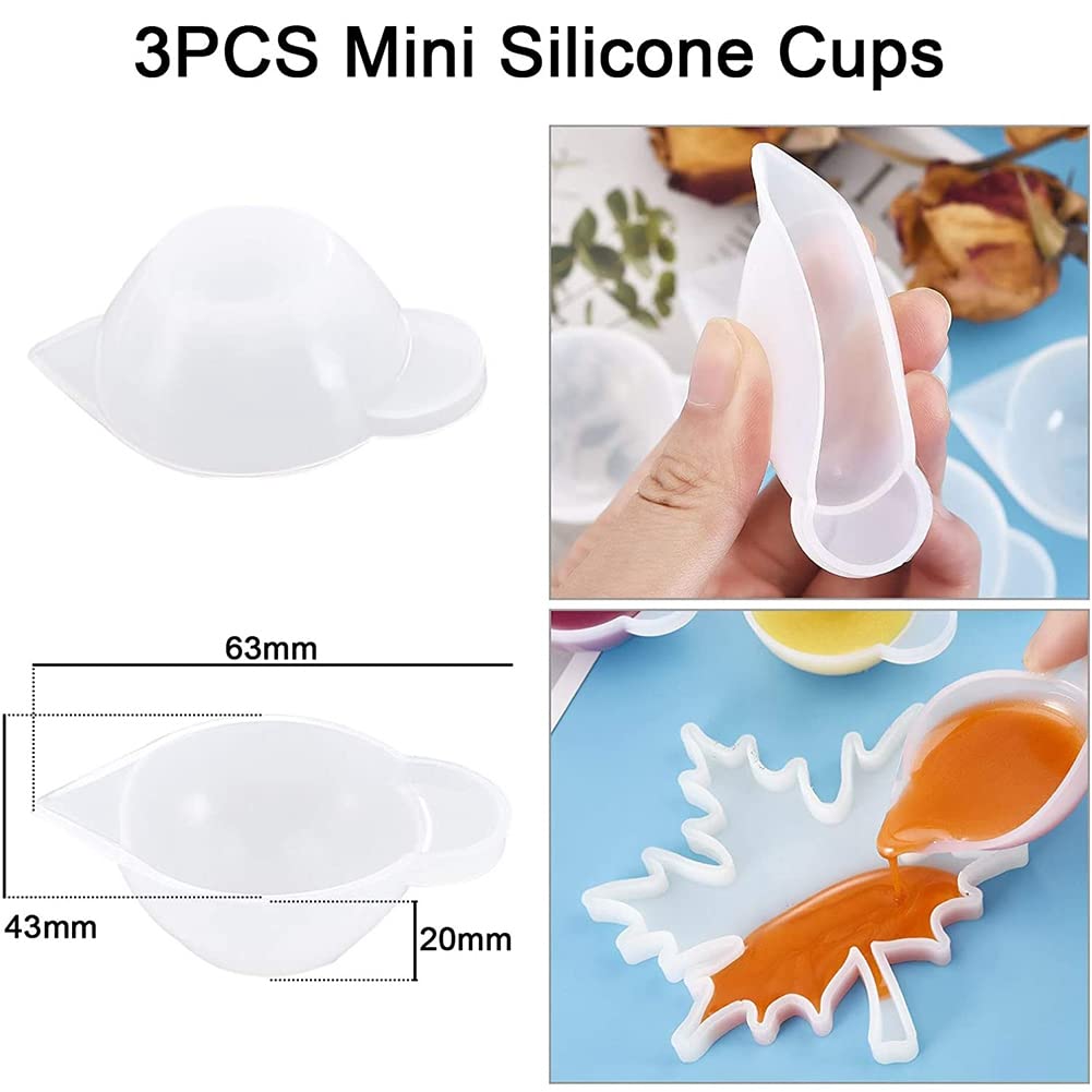 Tazze Di Misura In Silicone Per Resina Epossidica, Forniture In Resina