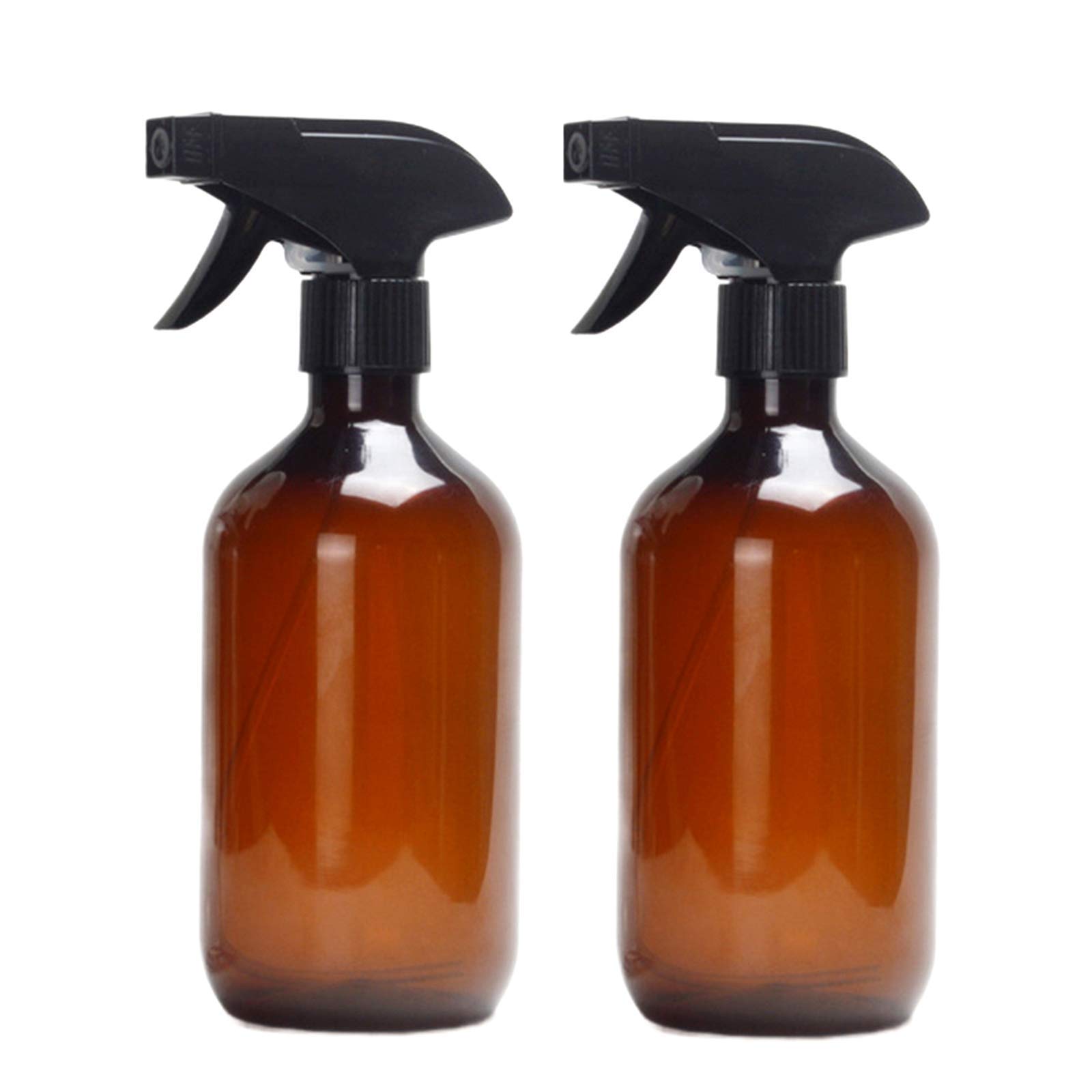 Butelka plastikowa brązowa 500 ml z rozpylaczem do roślin, fryzjerstwa, zestaw 2 szt.