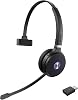 Yealink WH62 Wireless Headset with DECT Dongle, Ultra Portable Headset for Teams & Zoom, Skype Certified, Office Headphone with Noise Canceling Mic for Computer PC Laptop VoIPSIP Phone,393 ft Range